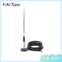 5M Coaxial Cable 27MHz 9-51Inch Telescopic/Rod Antenna BNC Male Connector for kenwood ICOM CB radio