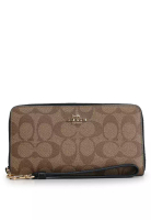 Coach Signature 拉鍊長銀包 (me)