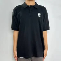 Polo AAPE NOW UNION PATCH POCKET BLACK POLO 100% ORIGINAL L