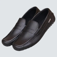 Sepatu Slip On Casual Pria Flat Loafers Slim Kulit Synthetic Premium Original Distro Handmade Formal