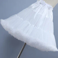 white underskirt shorts for women fluffy tulle Fluffy skirt support petticoat underskirt for dresses puffy for girls