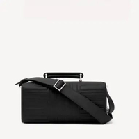 RIMOWA Cross Body Bag Large Groove Leather - Tas Selempang Wanita - Black