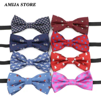 Cute Baby Kids Bow Tie Umbrella Bike Polyester Bowknot for Boy Girl Party Wedding Gifts Accessories Bowties Butterfly Wholesale
