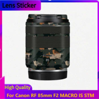 For Canon RF 85mm F2 MACRO IS STM Lens Sticker Protective Skin Decal Vinyl Wrap Film Anti-Scratch Protector Coat 85/2 F/2 MACRO