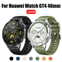 22mm Silicone Sport Strap For Huawei Watch GT4 46mm/GT Runner/Watch4 Watch3 GT3 GT2 Pro Ultimate Watchband