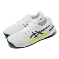 Asics 網球鞋 GEL-Resolution 9 GS 大童鞋 女鞋 白 綠 緩衝 運動鞋 亞瑟士 1044A067102