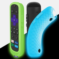 Roku Voice Remote Pro 2021 Silicone Shockproof Protective Case Cover For Roku Ultra 4800R Remote Controller Case For Roku