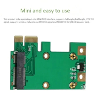 MINI PCIE to PCI-E Wireless Card PCI-Express WIFI Adapter Card Mini PCI-E to USB 3.0 Expansion Card Converter Replace Drop Ship