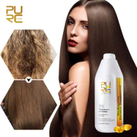 PURC Brazilian Keratin Hair Straightening Treatment For Curly Frizzy Hair Care Smoothing Keratin Pro