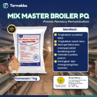 Mix Master Premix Ayam Broiler PQ 1 Kg - Premix Suplemen Pakan Penggemuk Ayam Broiler