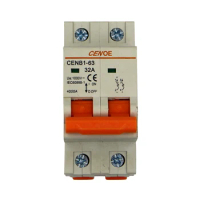 A grade 2P 1000V DC circuit breaker solar mini circuit breaker DC breaker100A for PV system