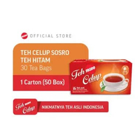 Teh Celup Sosro - 30 Tea Bags | Teh Hitam | Teh Celup | Carton isi 50 box