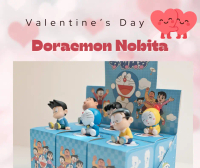 (Doraemon Nobita) Đồ chơi Blindbox hộp mù Voi 6 nhân vật hoạt hình Doraemon Nobita Xuka Chaien Xeko 