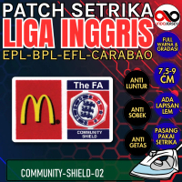 Patch LIGA INGGRIS BPL EPL EFL Pemier Premiere League Badge Emblem Flock Semi Woven Setrika iron-on 
