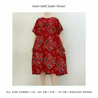 daster jumbo batik cap kancing