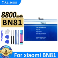YKaiserin 8800mAh Replacement Battery for Xiaomi Mi BN81 Laptop Batteries Batterie Bateria Warranty 2 Years + Free Tools