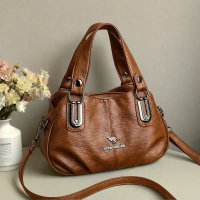 2025tas tali lebar Nwe Fashion bags Tas Tangan Baru TasCangkang Kapasitas Besar Tas lbu Paruh BayaTa