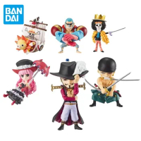 Bandai ONE PIECE Gashapon Original Anime Figure Zoro Perona Sea Battle 8 Kids Toys Collectible Model Ornaments Birthday Gifts