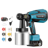【Ogula 小倉】噴漆槍 電動噴漆槍 噴漆機 BSMI:R3E558（十節一電）(鬆緊自控/無極調壓/無線束縛)