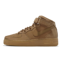 Nike 休閒鞋 Air Force 1 Mid 07 男鞋 經典 AF1 小麥色 中筒 麂皮 DJ9158-200