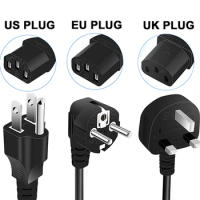 UK EU US AU Plug Power Supply 10A Fuse Check The Rice Cooker Power Cord Lead Extension Cable Euro Power Cable 3pin 1.2m 500W