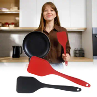 Non Stick Cooking Spatula Kitchen Cooking Tools Wide Mouth Kitchen Utensils Silicone Cooking Spoon Kitchenware Colander Spoon
