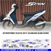 STRIPING SPIN 125 SR / STIKER SPIN 125 / SR / SPIN / STIKER SIMPLE MOTIF SETIKER BARU