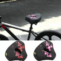 Bike Saddle Cushion MTB Bike Saddle Seat Cover Cushion Breathable Comfortable Bike Seat Padding Bicycle Accessory