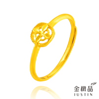 金緻品 黃金戒指 幾何花蕊 0.4錢 5G工藝