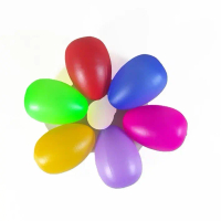 Mainan Anak Telur Ayam Plastik / Telur Paskah Warna - Warni