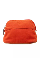 Hermès 二手愛馬仕迷你帆布 Bolide 手機殼