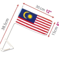 MALAYSIA HAND FLAG//BENDERA MALAYSIA NATIONAL FLAG WORLD COUNTRIES