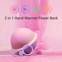 10000mAh Mini Power Bank Hand Warmer Heater Powerbank Portable Charger External Battery for iPhone 14 X Samsung Xiaomi Poverbank