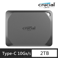 【Crucial 美光】X9 Pro 2TB Type-C USB 3.2 Gen 2 外接式ssd固態硬碟 (CT2000X9PROSSD9)