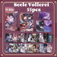 การ์ด Lomo, 50-92pcs, Honkai Star Rail Seele Vollerei, การออกแบบโฮโลแกรม, การ์ดเกมมือถือ, Kafka วันอ
