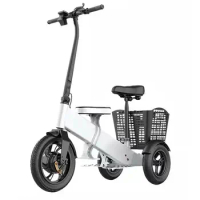Tomoferee-Foldable Electric Tricycle, Household Small Elderly Scooter, Elderly Assisted Battery Car
