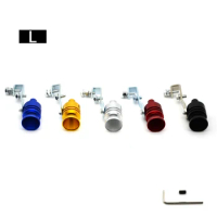 Universal Car Auto Turbo Sound Whistle Muffler Exhaust Pipe Car Styling With 5 Colors Silver Black Red Gold Blue L Size