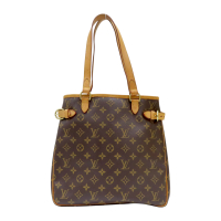 LOUIS VUITTON LV 路易威登 棕色 原花帆布 Batignolles Vertical 托特包 M51153 【二手名牌BRAND OFF】