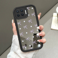 Cocok Untuk OPPO Reno 4F A93 2020 Case Kupu-kupu Lucu Cermin Casing Silikon Tahan Benturan 8689