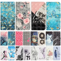 Fashion Leather Flip Case For Huawei P8 P9 Lite P Smart 2019 Y5P Y6P Honor 10 Lite 9S P30 Wallet Card Holder Stand Book Cover