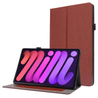 Flip Cover For Funda iPad Mini 6 Case 2021 Business PU Leather Stand Tablet Case For Coque iPad Mini6 Mini 6 2021 Case 8.3 inch