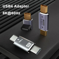 USB4 40Gbps Type-C Adapter USB-C Male Data Sync Converter Extension Cable For Macbook Pro Dell HP Nintendo Switch XIAOMI Laptop