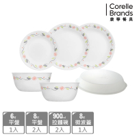 CorelleBrands 康寧餐具 獨家超值碗盤餐具6件組(多款可選)