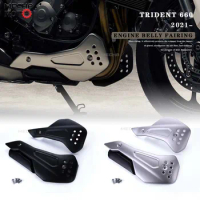 Exhaust protect Cadre Kit For Trident 660 2021 Engine Belly Protection Plates Trident660