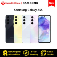100% Original New Samsung Galaxy A55 5G Exynos 1480 6.6" FHD Super AMOLED 120Hz Display 50MP Camera 5000mAh 25W Fast Charging
