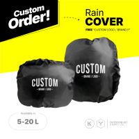 OUTKIT.CO - CUSTOM ORDER Rain Cover Ransel / Tas Motor / Tas Touring / Side Bag ( Kapasitas. 5-40L )