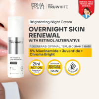ERHA Truwhite Brightening Night Cream 30g with Niacinamide & Starfish Essence - Moisturizer / Pelemb