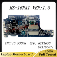 Mainboard MS-16R41 VER:1.0 For MSI MS-16R41 Laptop Motherboard With SRFCR I5-9300H CPU GTX1650 / GTX1650TI 100%Full Working Well