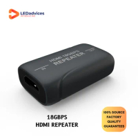 18Gbps HDMI Repeater HDMI Signal Extension Cascade 4K2K@60Hz 4:4:4 HLG, HDR 10, HDR 10+ Dolby Vision