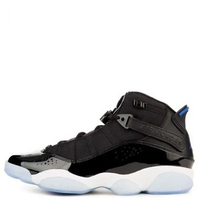 Sepatu Basket Pria Jordan 6 Rings Men's Basketball Shoes - Black/Hyper Royal-White (322992-016) Orig